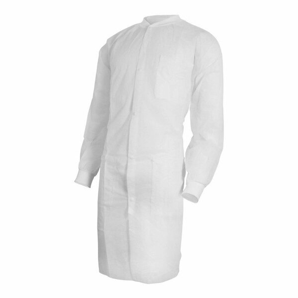 Mckesson Lab Coat, Small / Medium, White, 10PK 34341200